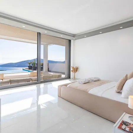 וילה Luxury For 8 With 20m Large Infinity Pool In Kalkan קס