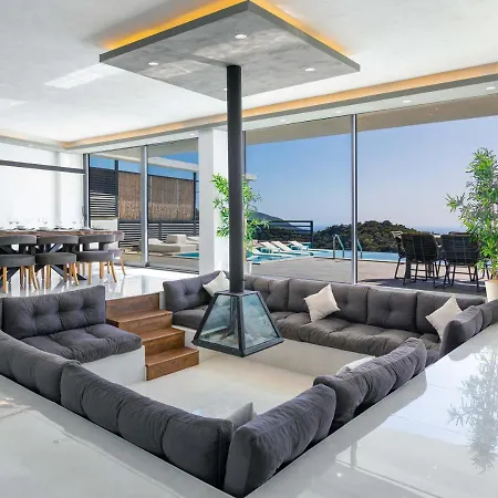 Luxury For 8 With 20m Large Infinity Pool In Kalkan וילה *