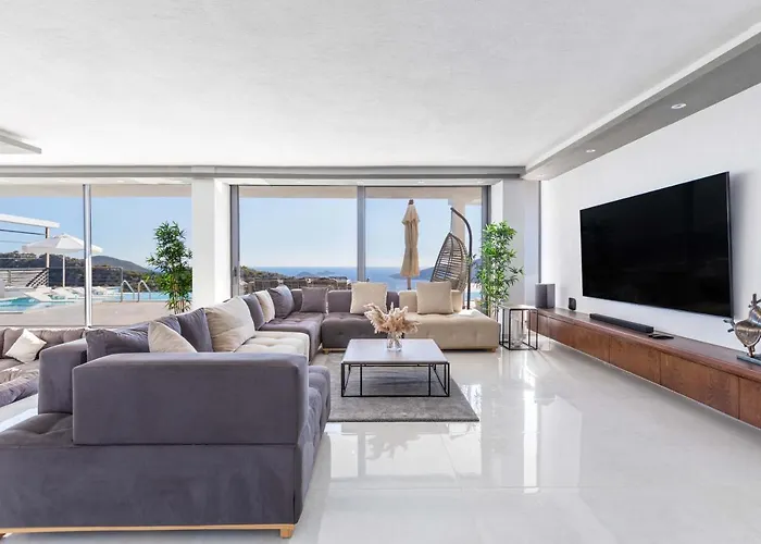 Luxury For 8 With 20m Large Infinity Pool In Kalkan Villa Kaş