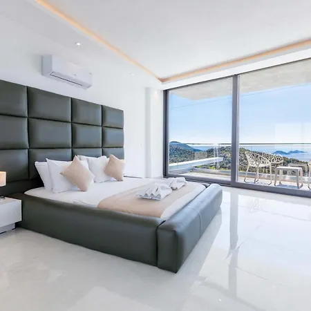 Luxury For 8 With 20m Large Infinity Pool In Kalkan * 卡斯